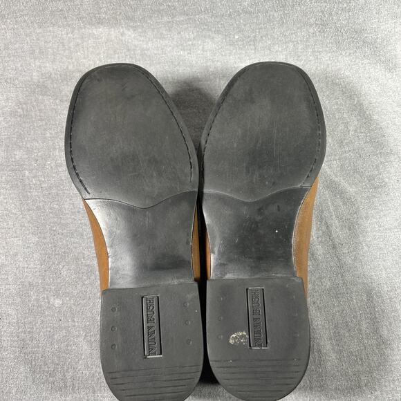 Nunn Bush Tan Leather Tassel Dress Loafer Slip On Men's 12 M 83304 Made In India - Picture 6 of 8